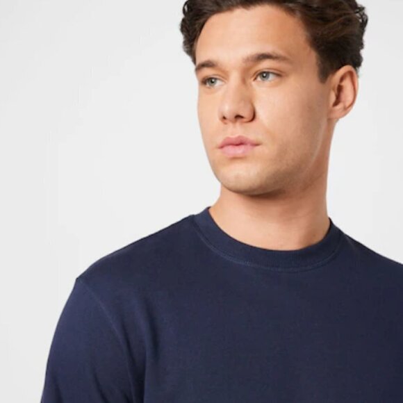 SELECTED HOMME Slhrami Long Sleeve Crew Sweat Navy (NWT) - Picture 3 of 7